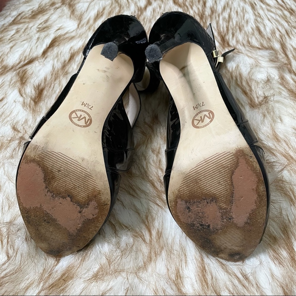 Michael Kors Tamara patent leather peep toe - Picture 6 of 13